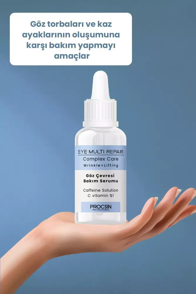 PROCSIN Göz Altı Torbalanma ve Morluk Karşıtı Aydınlatıcı Göz Çevresi Serumu 20 ml - 6