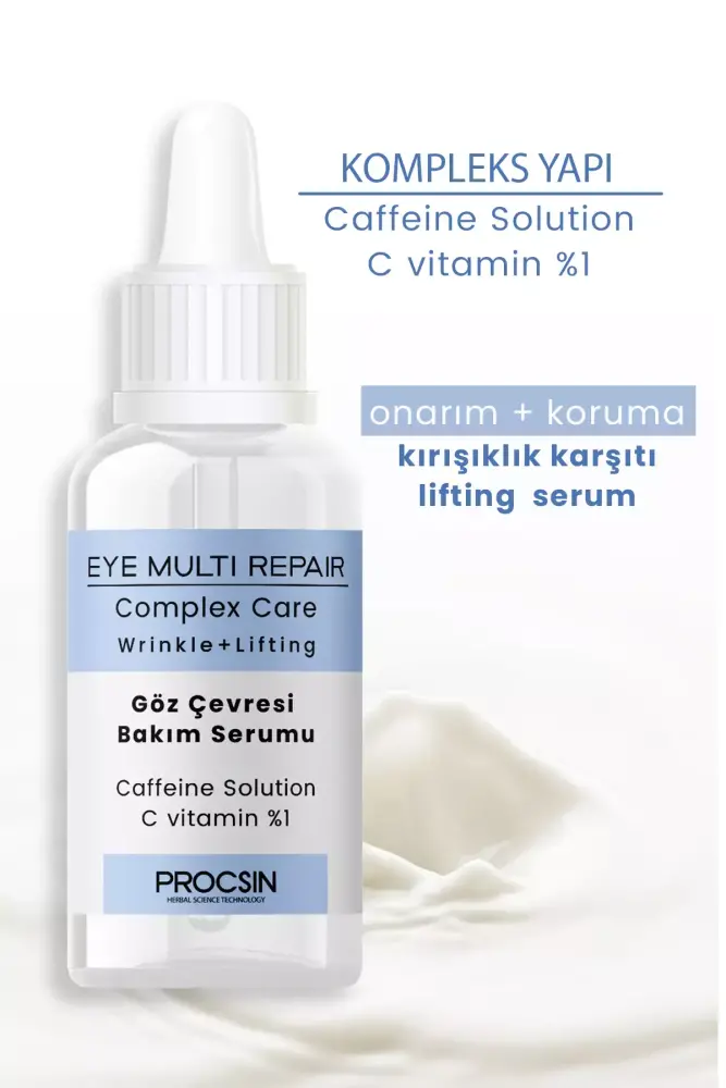PROCSIN Göz Altı Torbalanma ve Morluk Karşıtı Aydınlatıcı Göz Çevresi Serumu 20 ml - 5