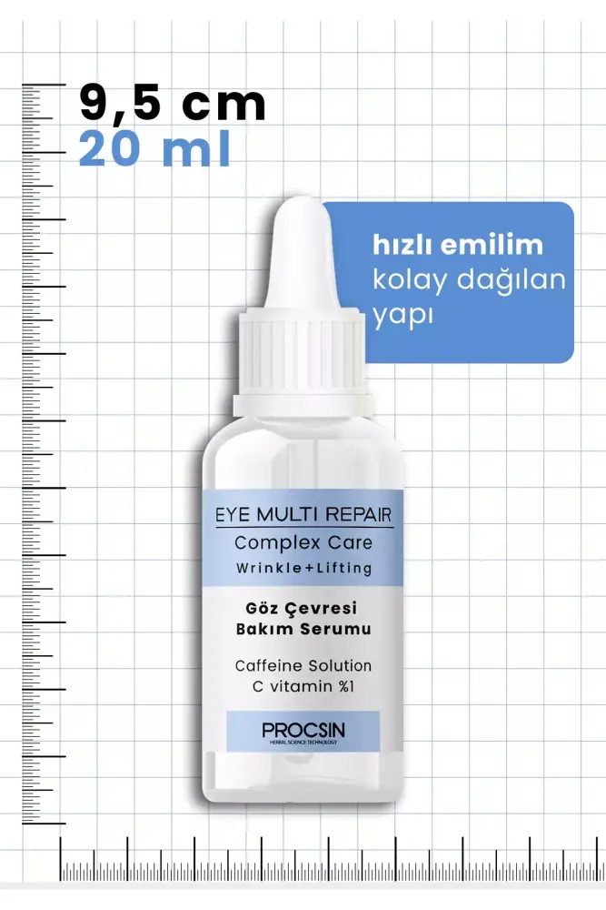 PROCSIN Göz Altı Torbalanma ve Morluk Karşıtı Aydınlatıcı Göz Çevresi Serumu 20 ml - 7