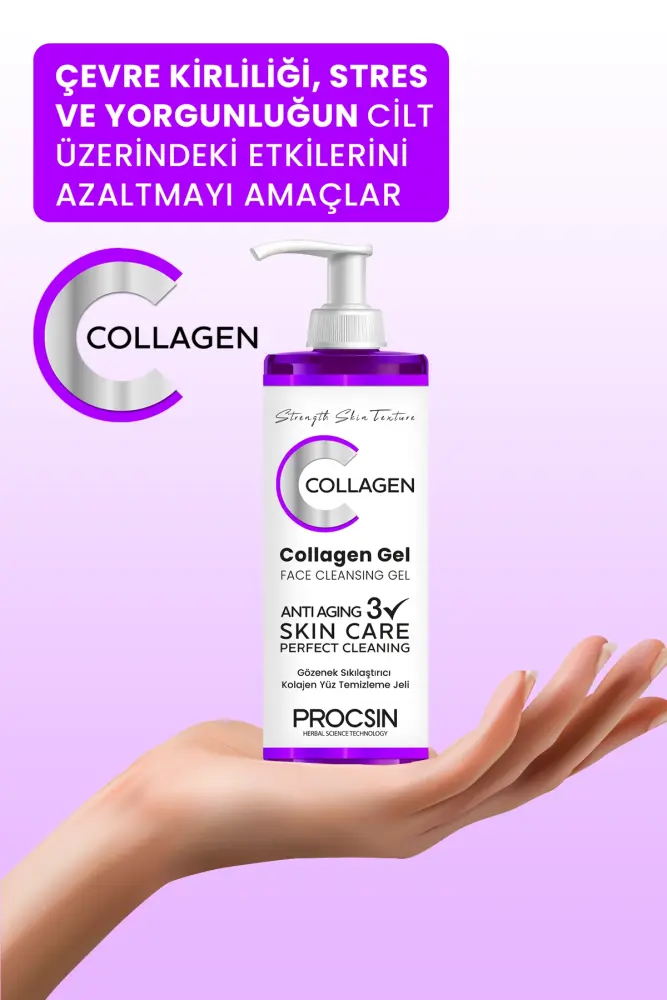 PROCSIN Gözenek Sıkılaştırıcı Kolajen Yüz Temizleme Jeli 150 ML - 3