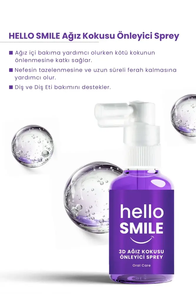 PROCSIN HELLO SMILE Anında Ferahlık 4D Ağız Koku Önleyici Sprey - 2