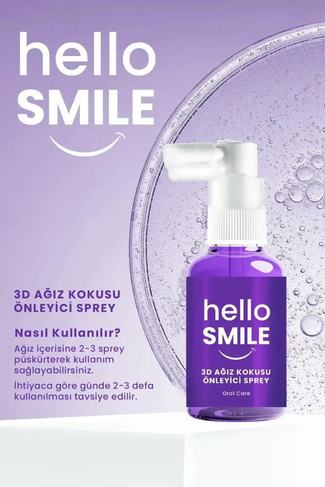 PROCSIN HELLO SMILE Anında Ferahlık 4D Ağız Koku Önleyici Sprey - 5