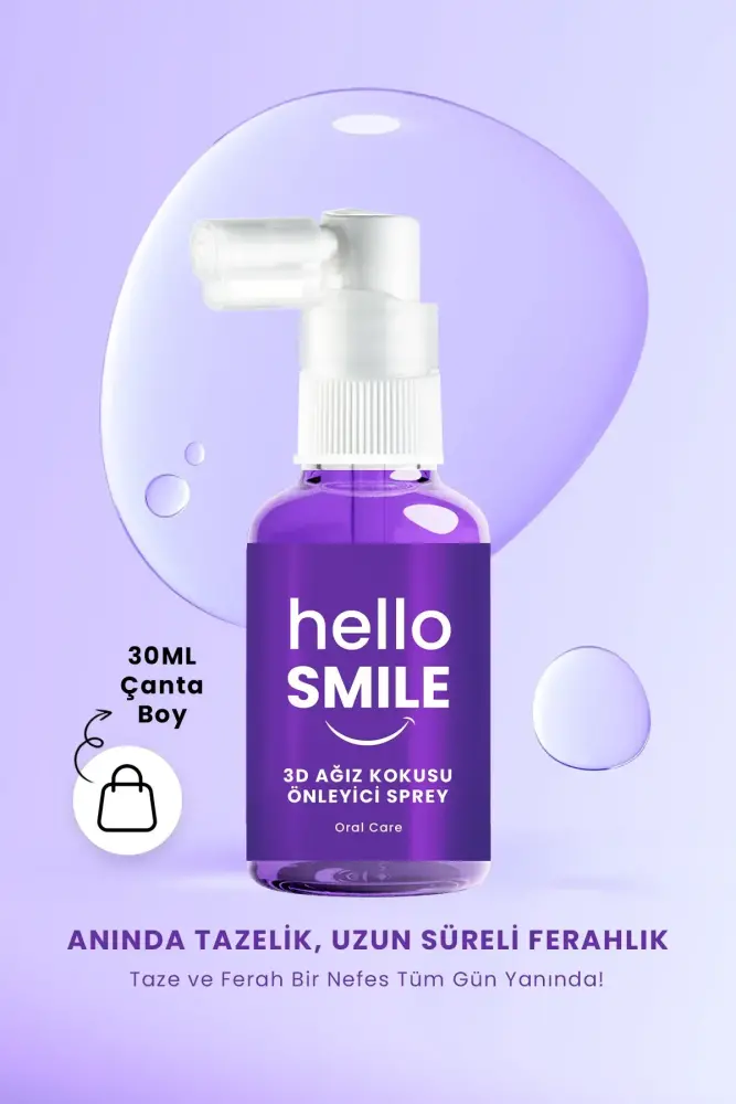 PROCSIN HELLO SMILE Anında Ferahlık 4D Ağız Koku Önleyici Sprey - 4
