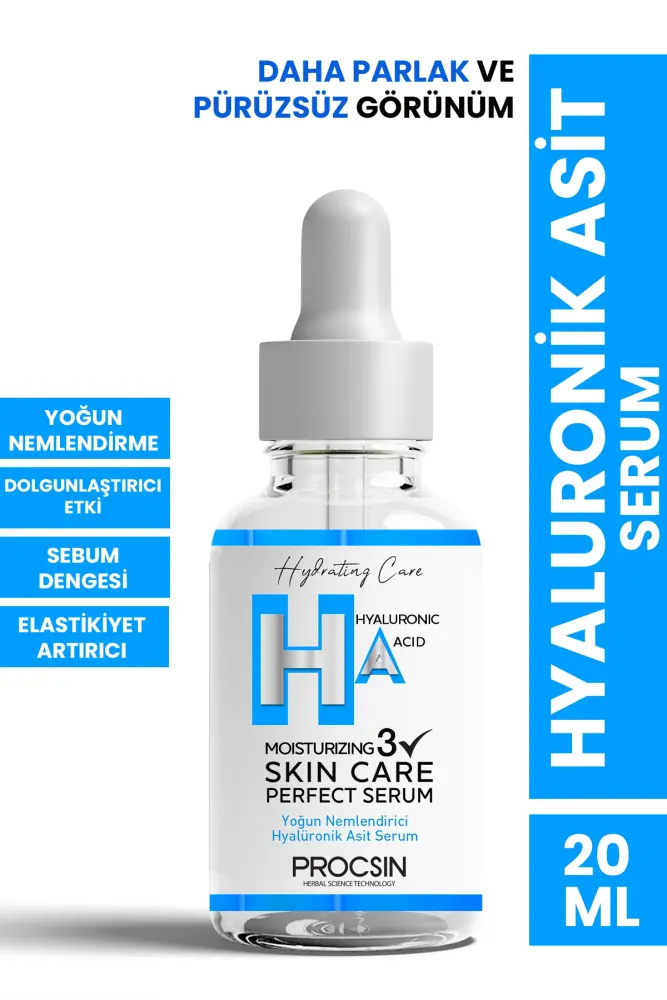 PROCSIN Yoğun Nemlendirici Hyaluronik Asit Serum 20 ML - 1