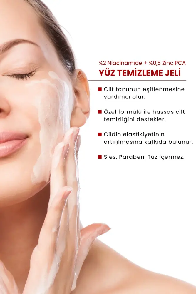 PROCSIN HYDRO SOLUTION %2 Niacinamide + %0,5 Zinc PCA Temizleme Jeli 200 ML - 4