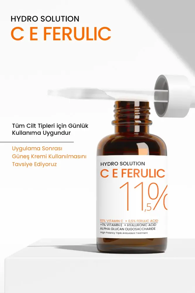PROCSIN HYDRO SOLUTION C E %10 C VİTAMİN + % 0,5 Aydınlatıcı FERULIC ACID 30 ML - 6