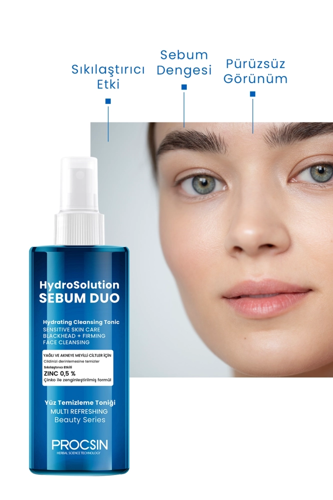 PROCSIN Hydrosolution Yağlı ve Akneye Yönelik Ciltler için Tonik 200 ml - 4
