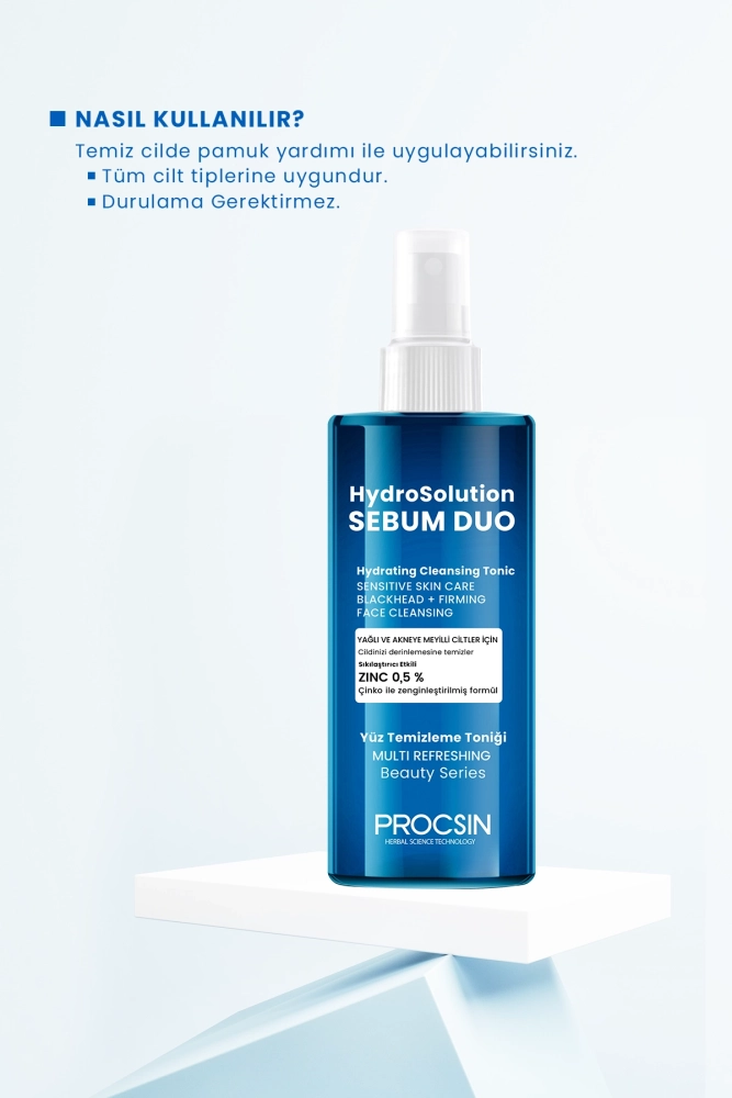 PROCSIN Hydrosolution Yağlı ve Akneye Yönelik Ciltler için Tonik 200 ml - 6