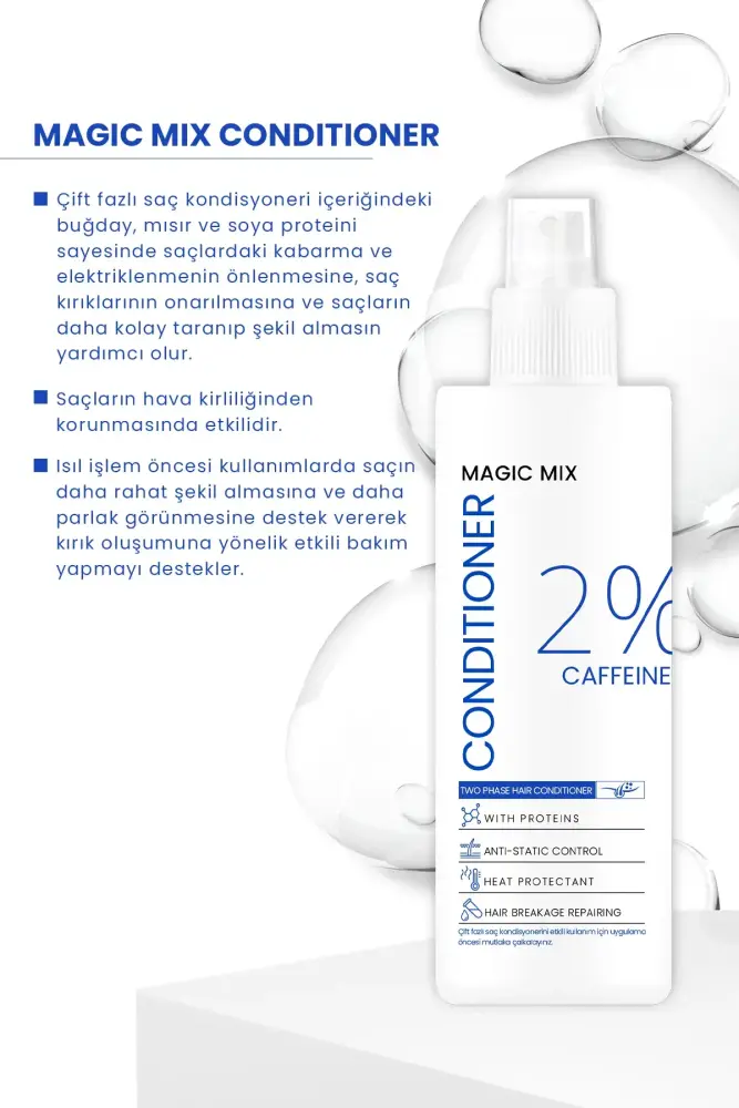 PROCSIN Magic Mix Kırılma Önleyici + Elektriklenme Karşıtı 2 Fazlı Saç Kondisyoneri 150ML - 2