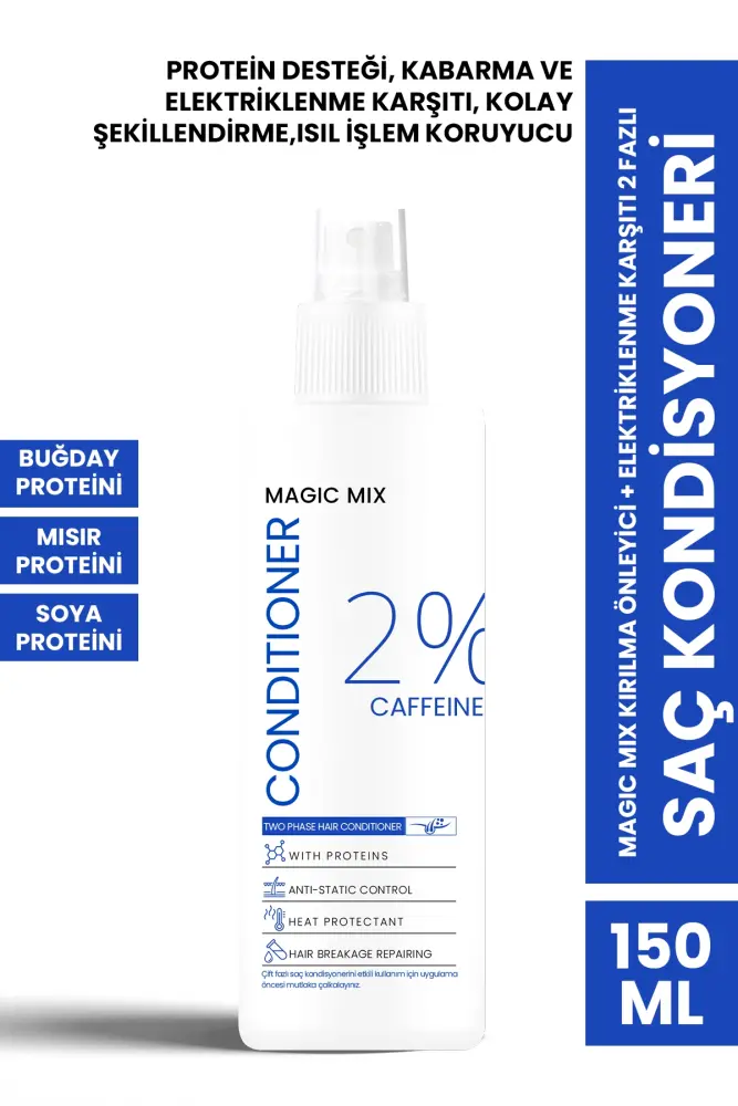 PROCSIN Magic Mix Kırılma Önleyici + Elektriklenme Karşıtı 2 Fazlı Saç Kondisyoneri 150ML - 1