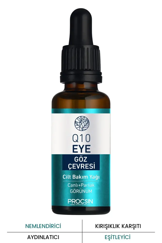 PROCSIN Q10 Göz Çevresi Aydınlatıcı ve Kırışıklık Karşıtı Bakım Yağı 20 ML - 1
