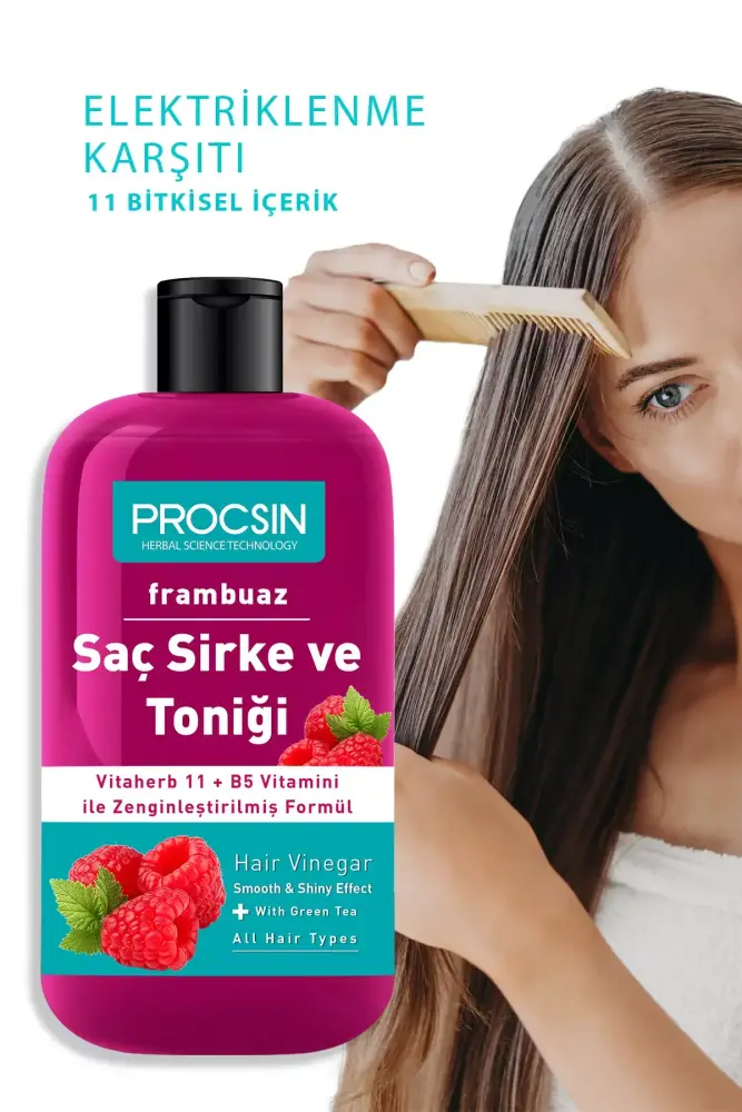 PROCSIN Raspberry Hair Vinegar and Tonic 250 ML - 3