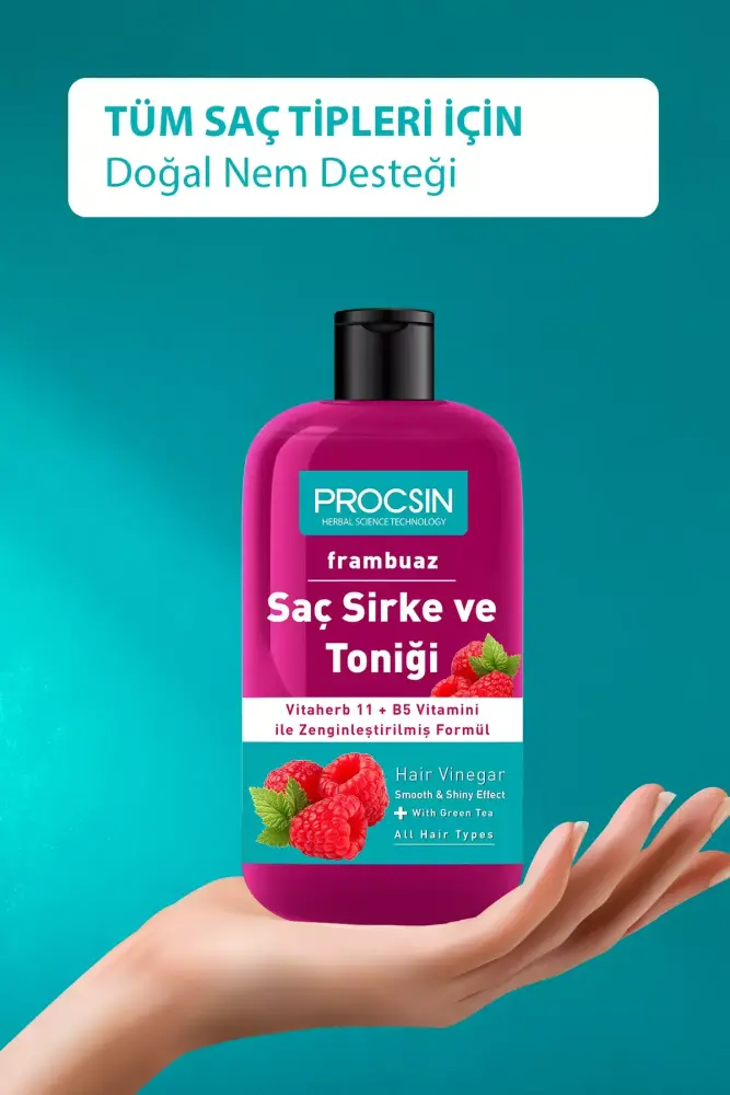 PROCSIN Raspberry Hair Vinegar and Tonic 250 ML - 5