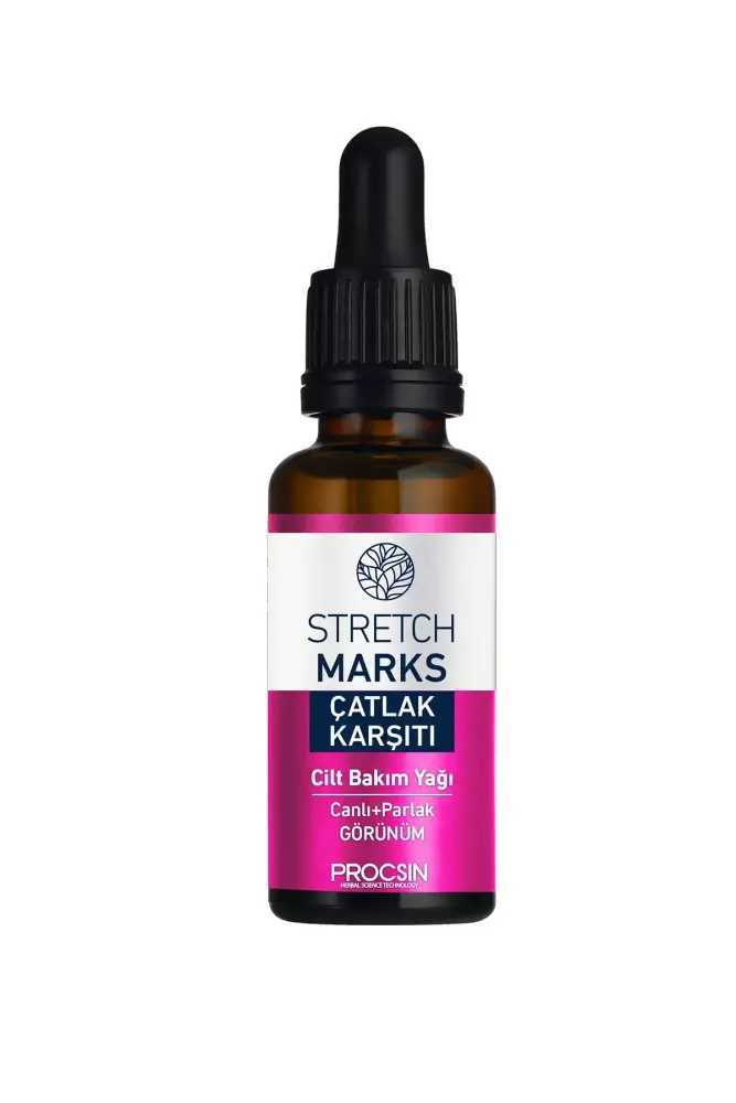 PROCSIN Strecth Marks Çatlak Karşıtı Cilt Bakım Yağı 20 ML - 3