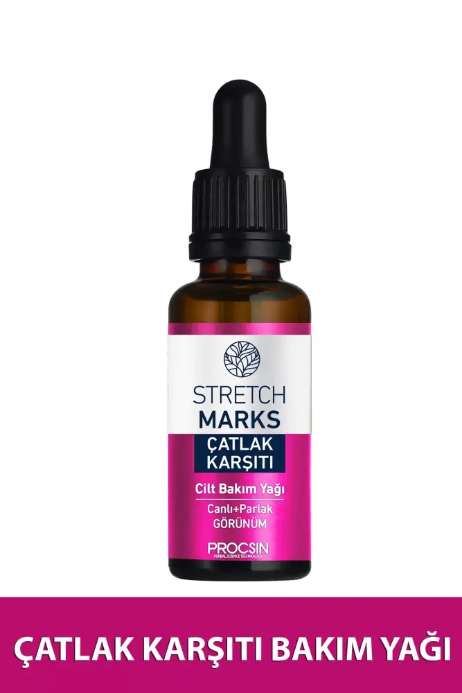 PROCSIN Strecth Marks Çatlak Karşıtı Cilt Bakım Yağı 20 ML - 2