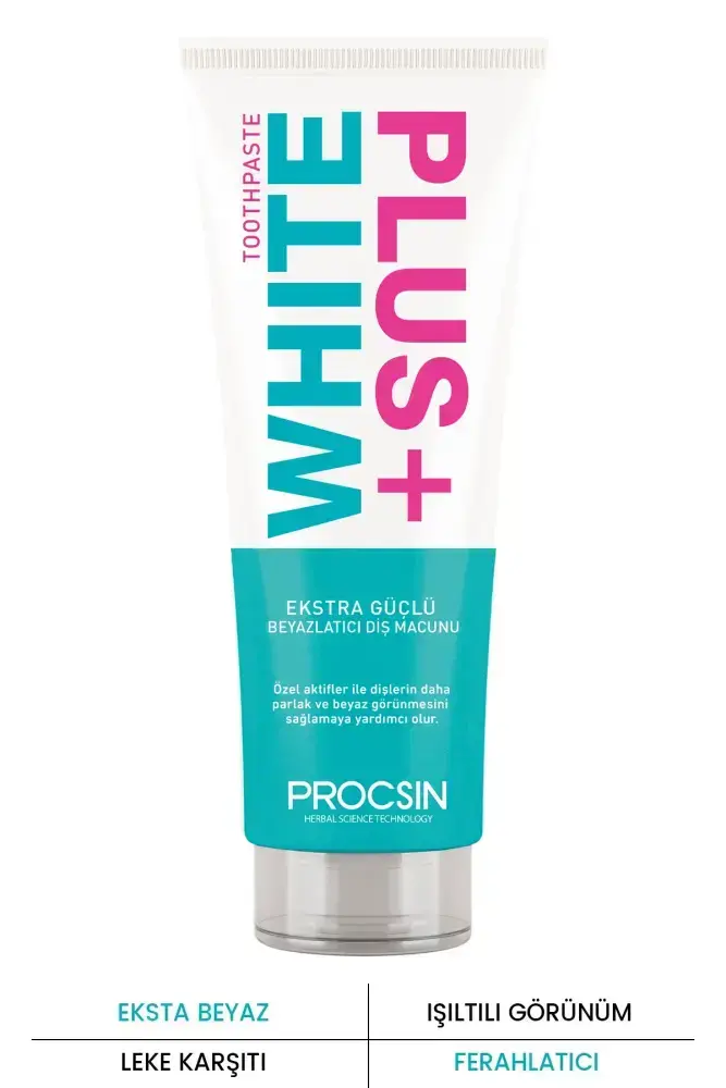 PROCSIN Ekstra Güçlü Beyazlatıcı Diş Macunu 80 ML - 1