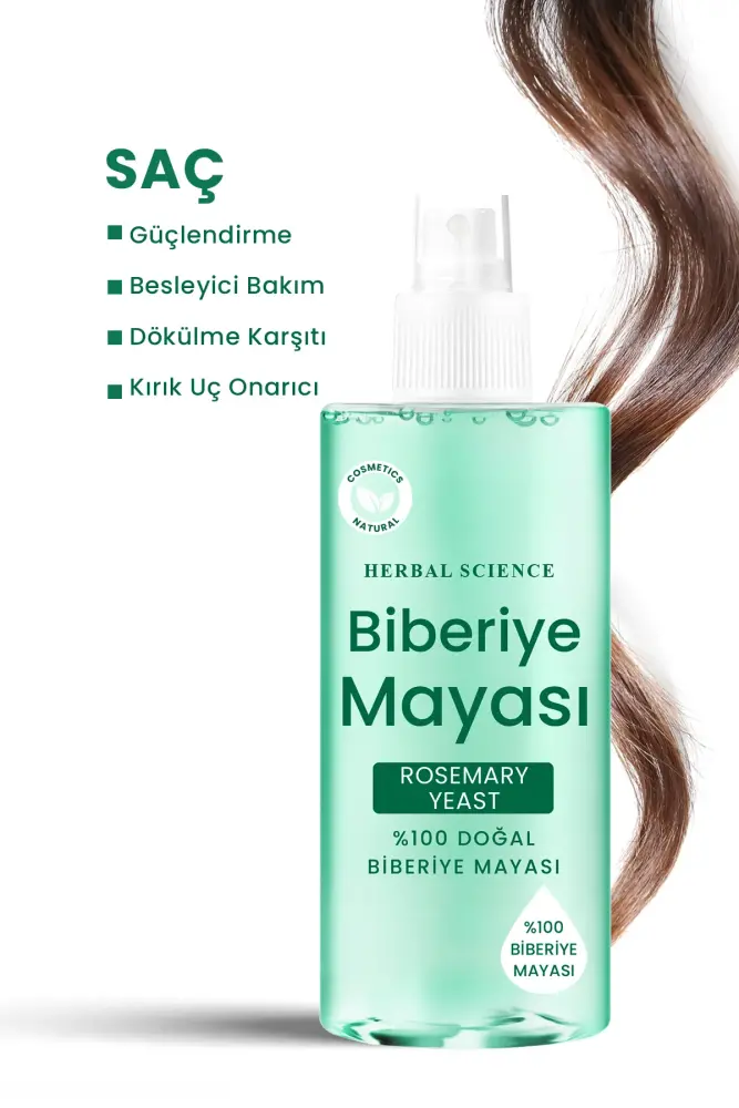 PROCSIN Biberiye Mayası(Suyu+Yağı) Yüksek Kalite Güçlendirici Saç Toniği Doğal ve Saf 200 ML - 3