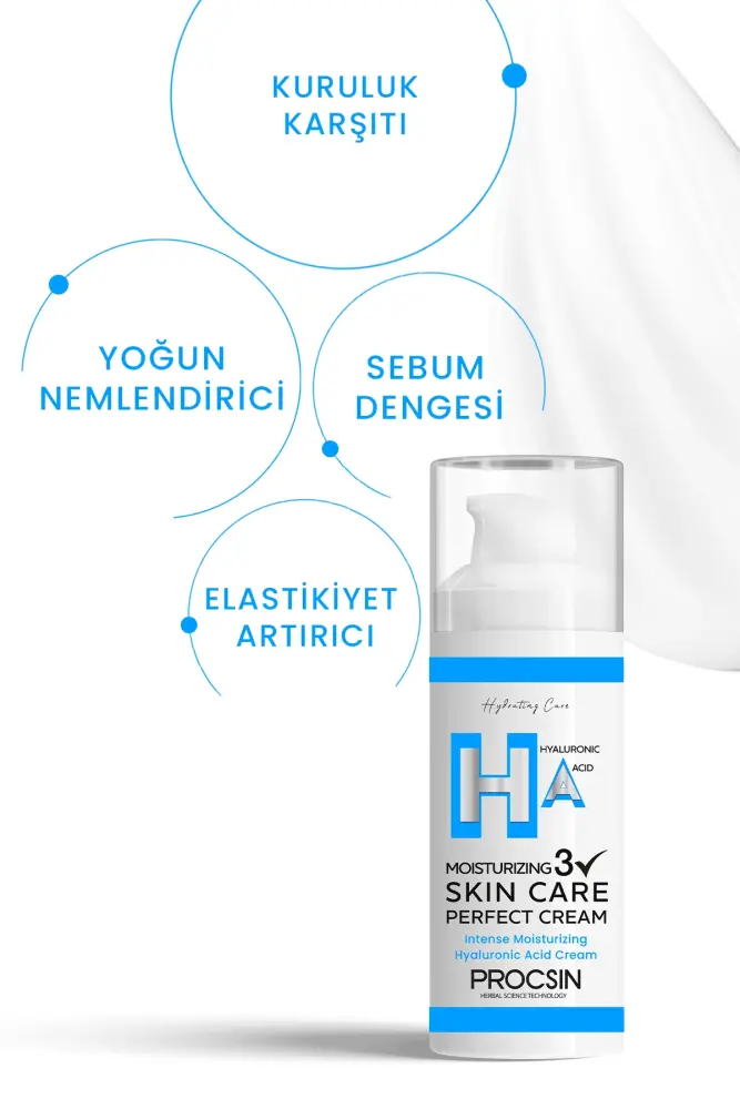 PROCSIN Yoğun Nemlendirici Hyaluronik Asit Krem 50 ML - 3