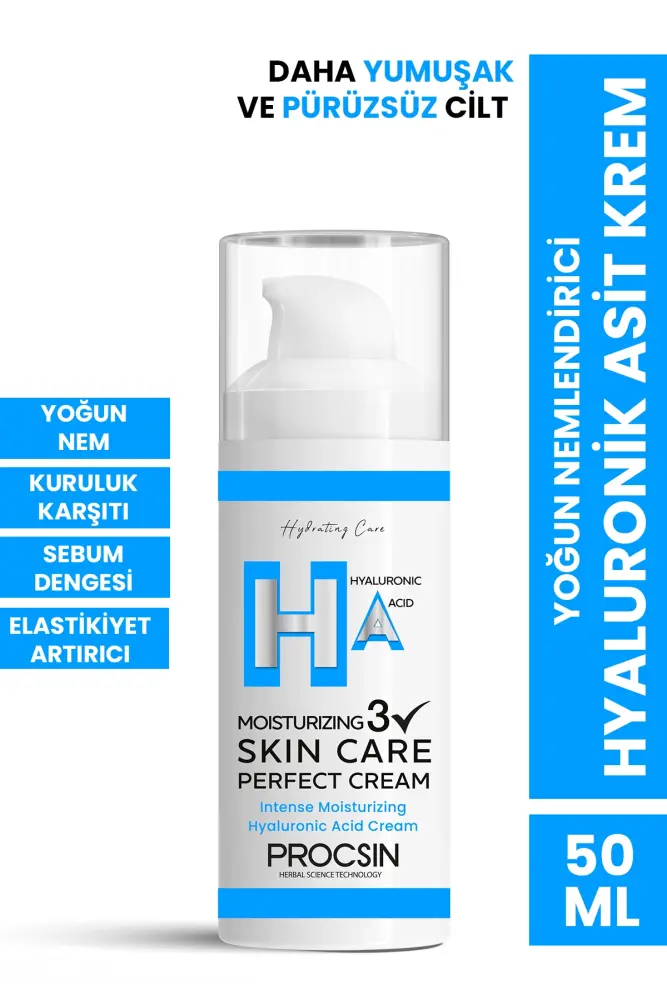 PROCSIN Yoğun Nemlendirici Hyaluronik Asit Krem 50 ML - 1