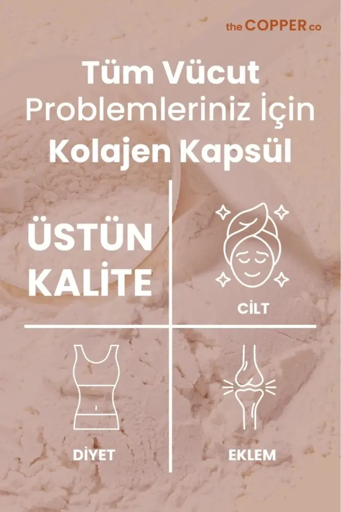 The Copper Co %100 Saf Ve Doğal Yüksek Kalite Çift Hidrolize Kolajen Peptitler içeren Diyet Takviyesi - 3