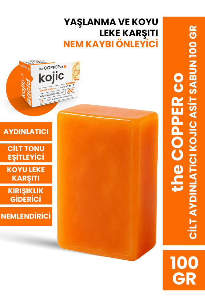 The Copper Co Cilt Aydınlatıcı Kojic Asit Sabun 100 GR - 1