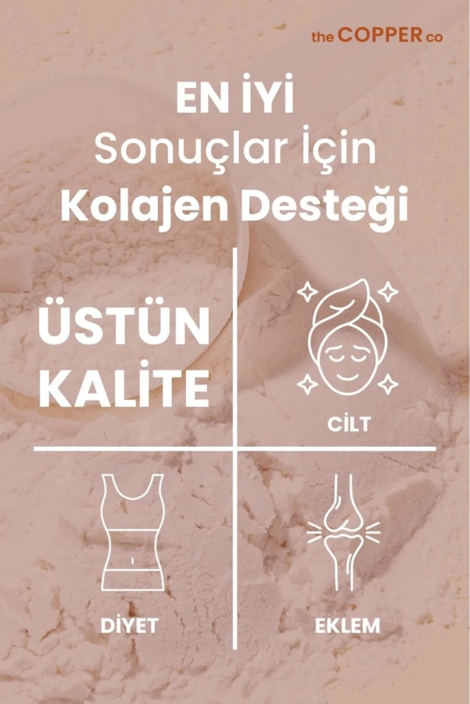 The Copper Co Kolajen, Resveratrol ve Hyaluronik Asit İçeren Yüksek Kalite Tablet (1000 mg) - 2